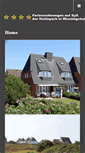 Mobile Screenshot of ferienwohnungwenningstedt.de